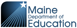 Department of Education Official Logo Dark Blue with white writing 