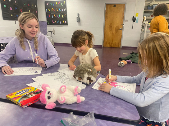 Students at an Extended Learning Opportunity